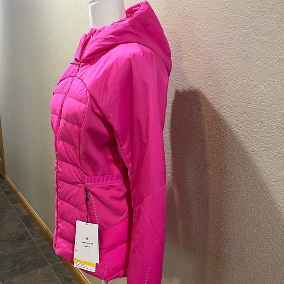 Lululemon Down for It All Jacket SONIC PINK Size 8 NWT - Picture 7 of 11